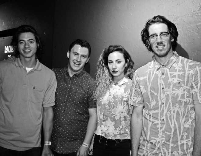 Thrifty Kids Backstage at The Edge's Next Big Thing